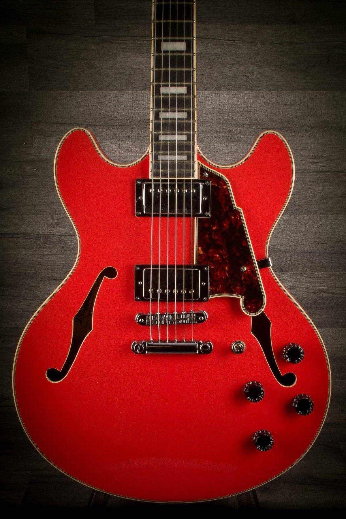 D'Angelico Premier DC Stoptail - Fiesta Red