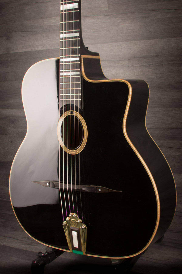 USED - Dell Arte Tuxedo Gypsy Jazz guitar including hard case