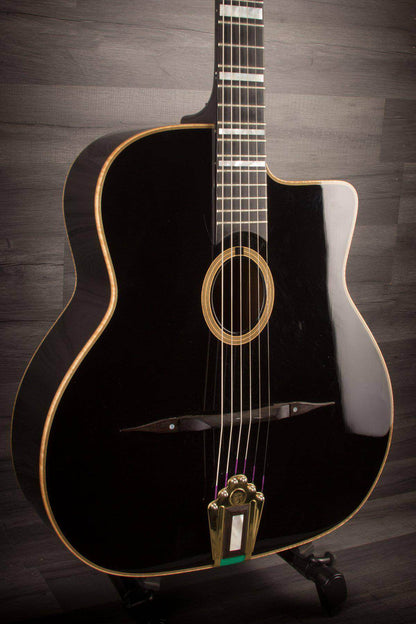 USED - Dell Arte Tuxedo Gypsy Jazz guitar including hard case