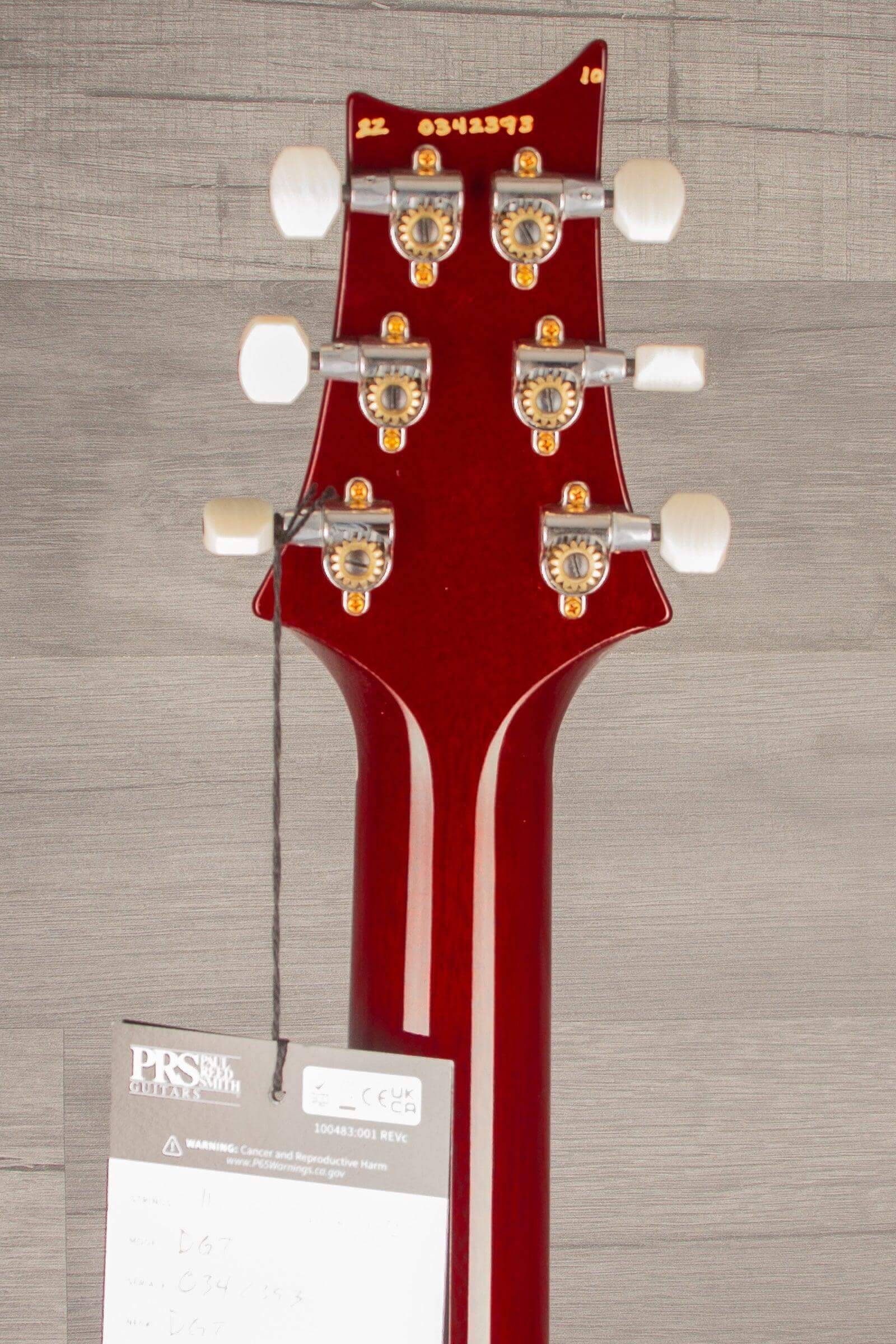 PRS DGT - McCarty Sunburst 10 Top (moons) s#342393