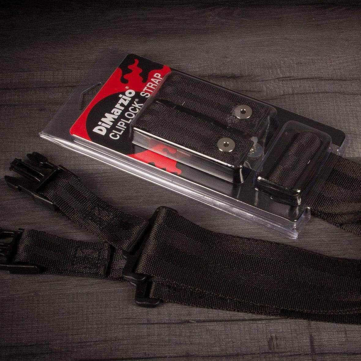 DiMarzio ClipLock Quick Release Guitar Strap - Black