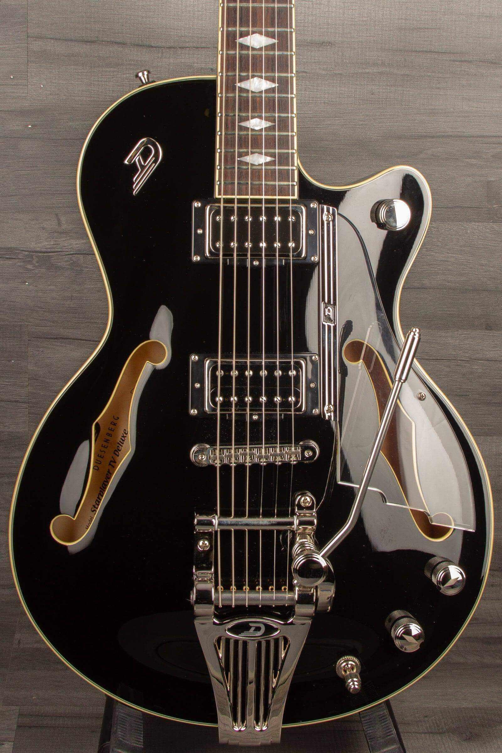 Duesenberg Starplayer TV Deluxe Electric Guitar - Black