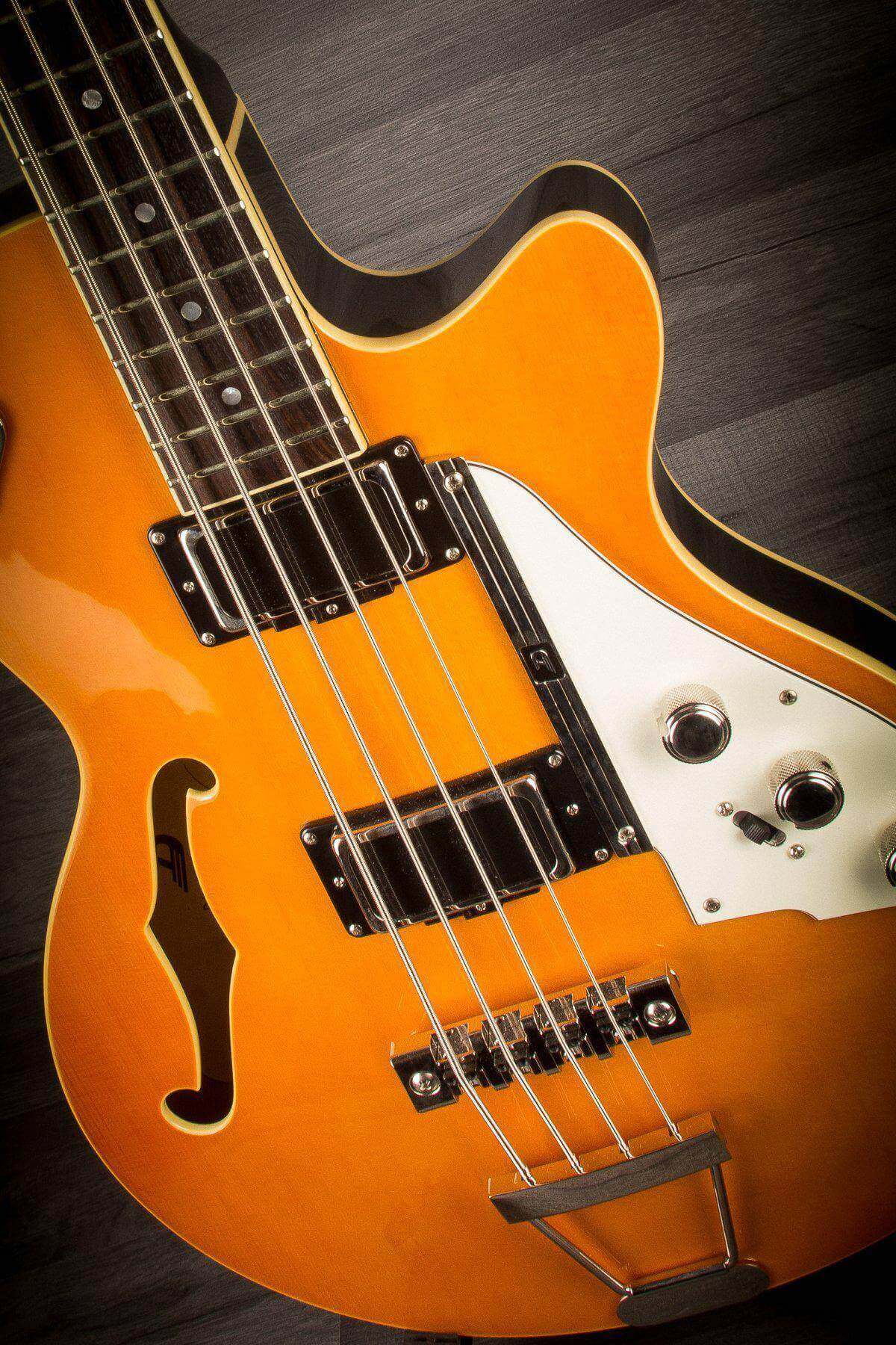USED - Duesenberg Starplayer Bass Trans-Orange incl. Hard case