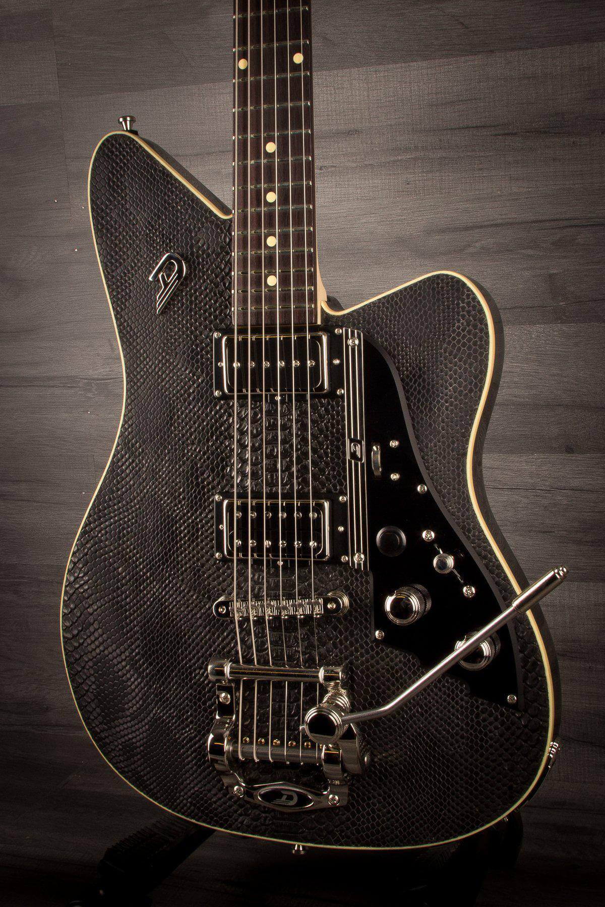 Duesenberg Electric Guitar Duesenberg Alliance Series Sascha Paeth Signature Guitar in Snake Black Incl. Hard Case