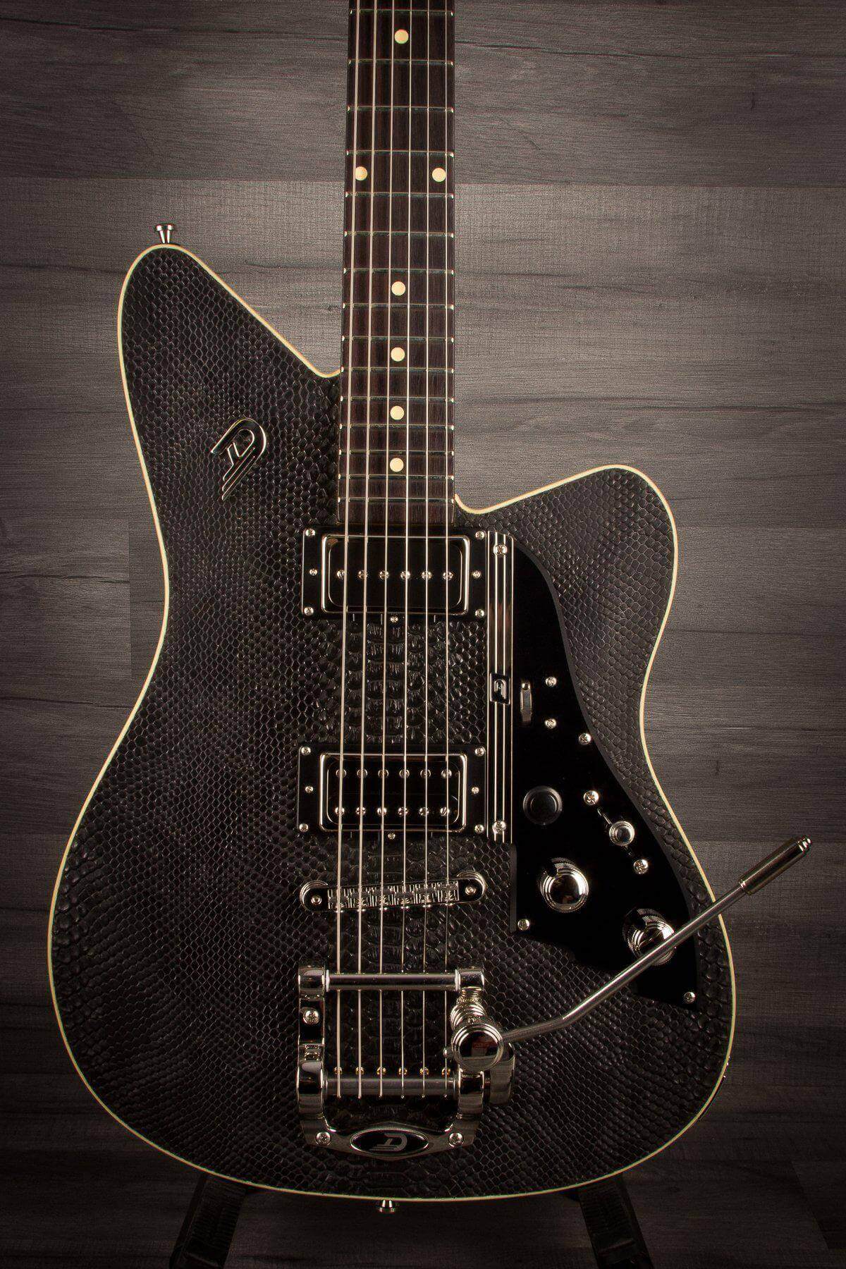 Duesenberg Electric Guitar Duesenberg Alliance Series Sascha Paeth Signature Guitar in Snake Black Incl. Hard Case