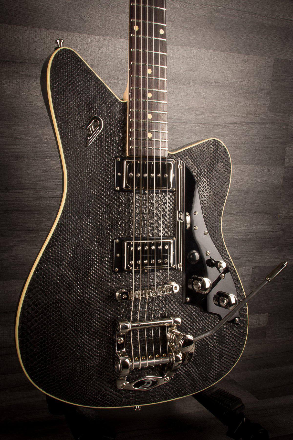 Duesenberg Electric Guitar Duesenberg Alliance Series Sascha Paeth Signature Guitar in Snake Black Incl. Hard Case