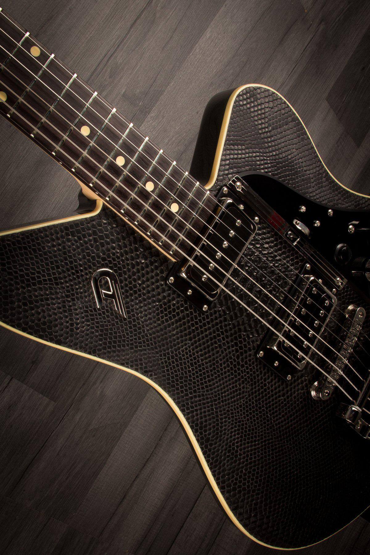 Duesenberg Electric Guitar Duesenberg Alliance Series Sascha Paeth Signature Guitar in Snake Black Incl. Hard Case