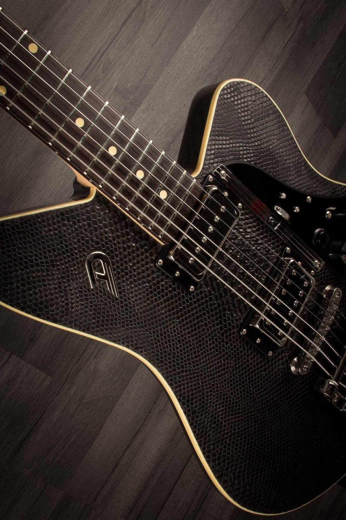 Duesenberg Alliance Series Sascha Paeth Signature Guitar in Snake Black Incl. Hard Case