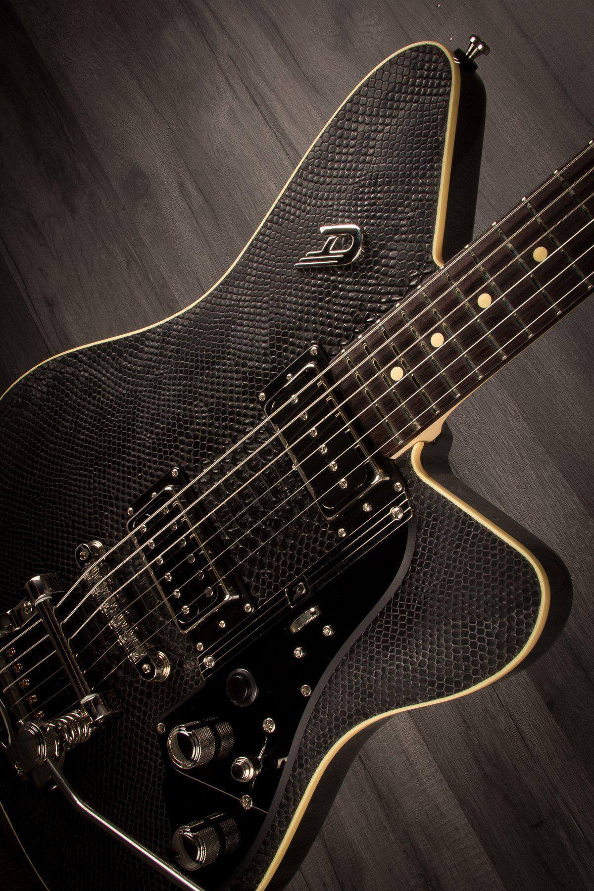 Duesenberg Electric Guitar Duesenberg Alliance Series Sascha Paeth Signature Guitar in Snake Black Incl. Hard Case