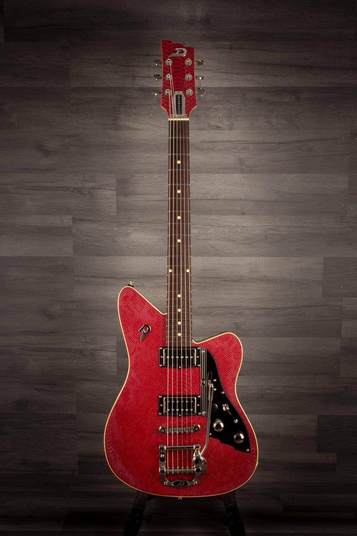 Duesenberg Electric Guitar Duesenberg Alliance Series Sascha Paeth Signature Guitar in Snake Red Incl. Hard Case