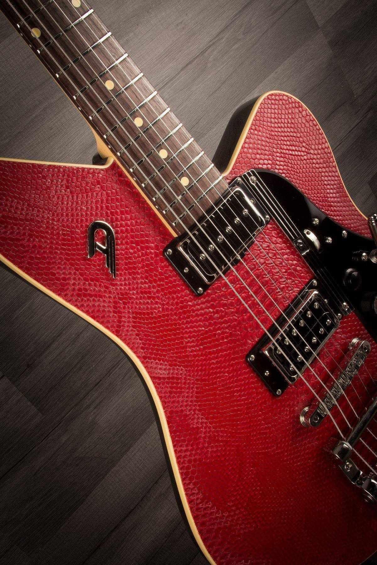 Duesenberg Alliance Series Sascha Paeth Signature Guitar in Snake Red Incl. Hard Case