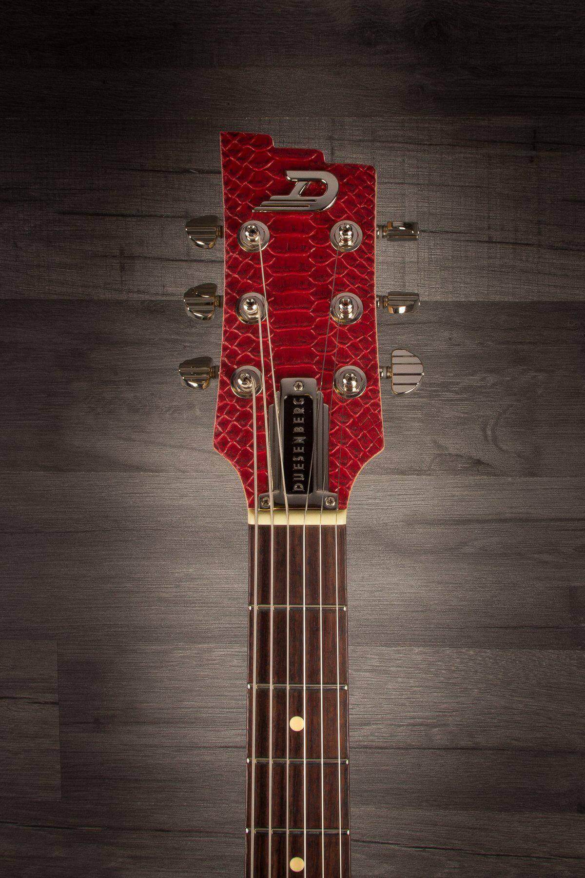 Duesenberg Electric Guitar Duesenberg Alliance Series Sascha Paeth Signature Guitar in Snake Red Incl. Hard Case