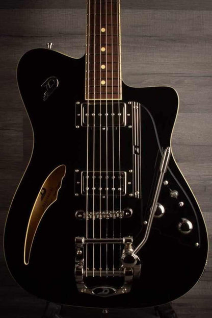 Duesenberg Caribou Electric Guitar - Black (With Hard Case)