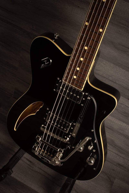 Duesenberg Caribou Electric Guitar - Black (With Hard Case)