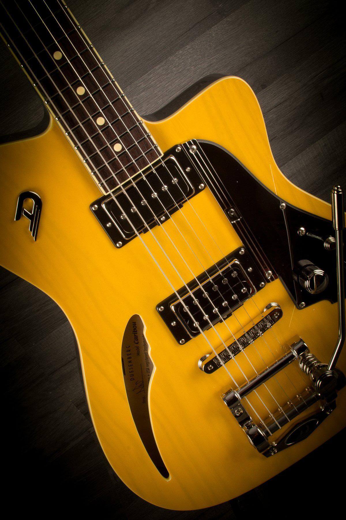 Duesenberg Electric Guitar Duesenberg Caribou In Butterscotch With Hard Case