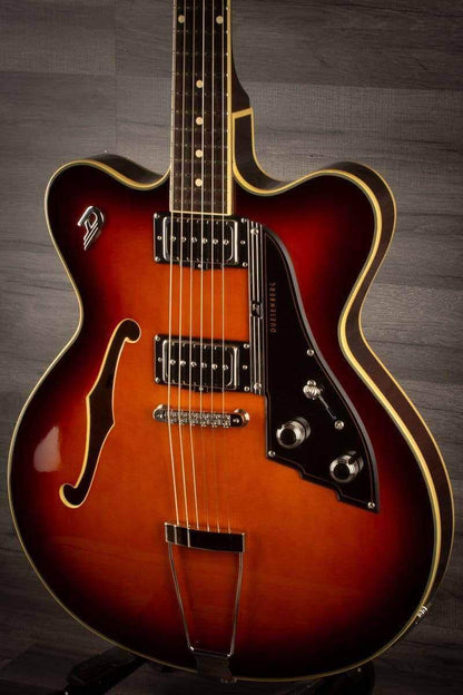 Duesenberg Fullerton Hollow Series Electric Guitar - Vintage Burst