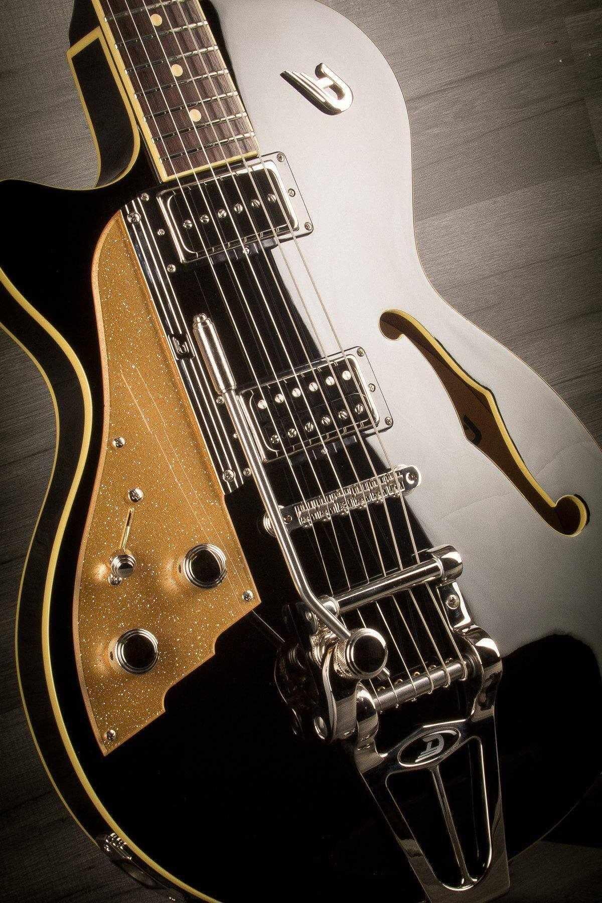 Duesenberg Starplayer TV Left-Handed Electric Guitar - Black