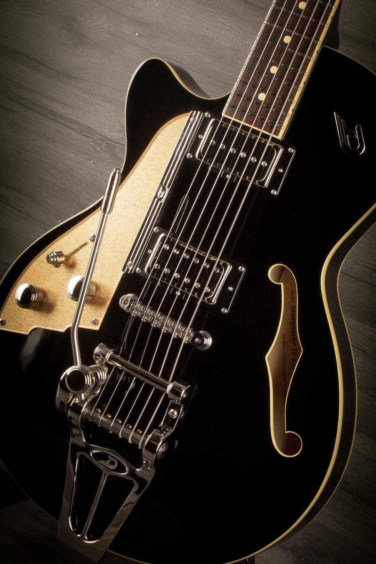 Duesenberg Starplayer TV Left-Handed Electric Guitar - Black