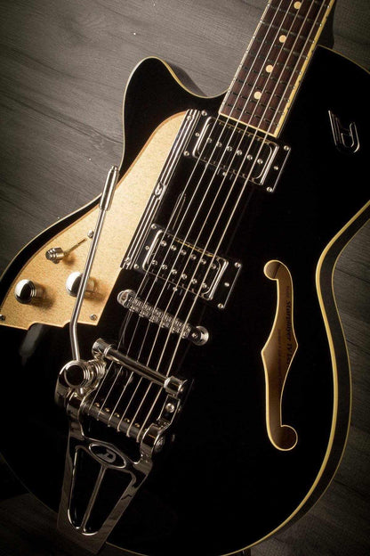 Duesenberg Starplayer TV Left-Handed Electric Guitar - Black