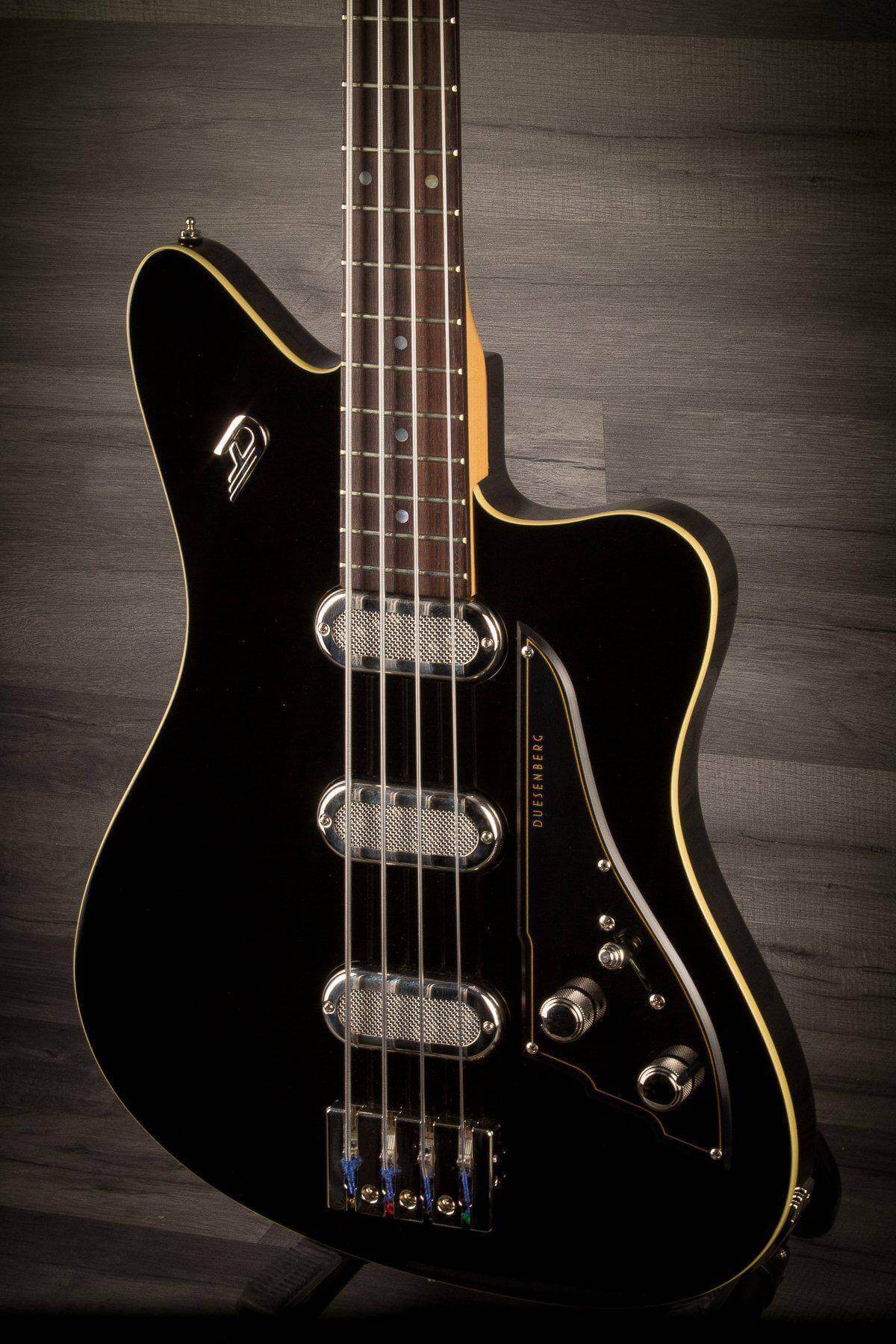 Duesenberg Triton Bass Guitar - Black (Incl. Hard Case)