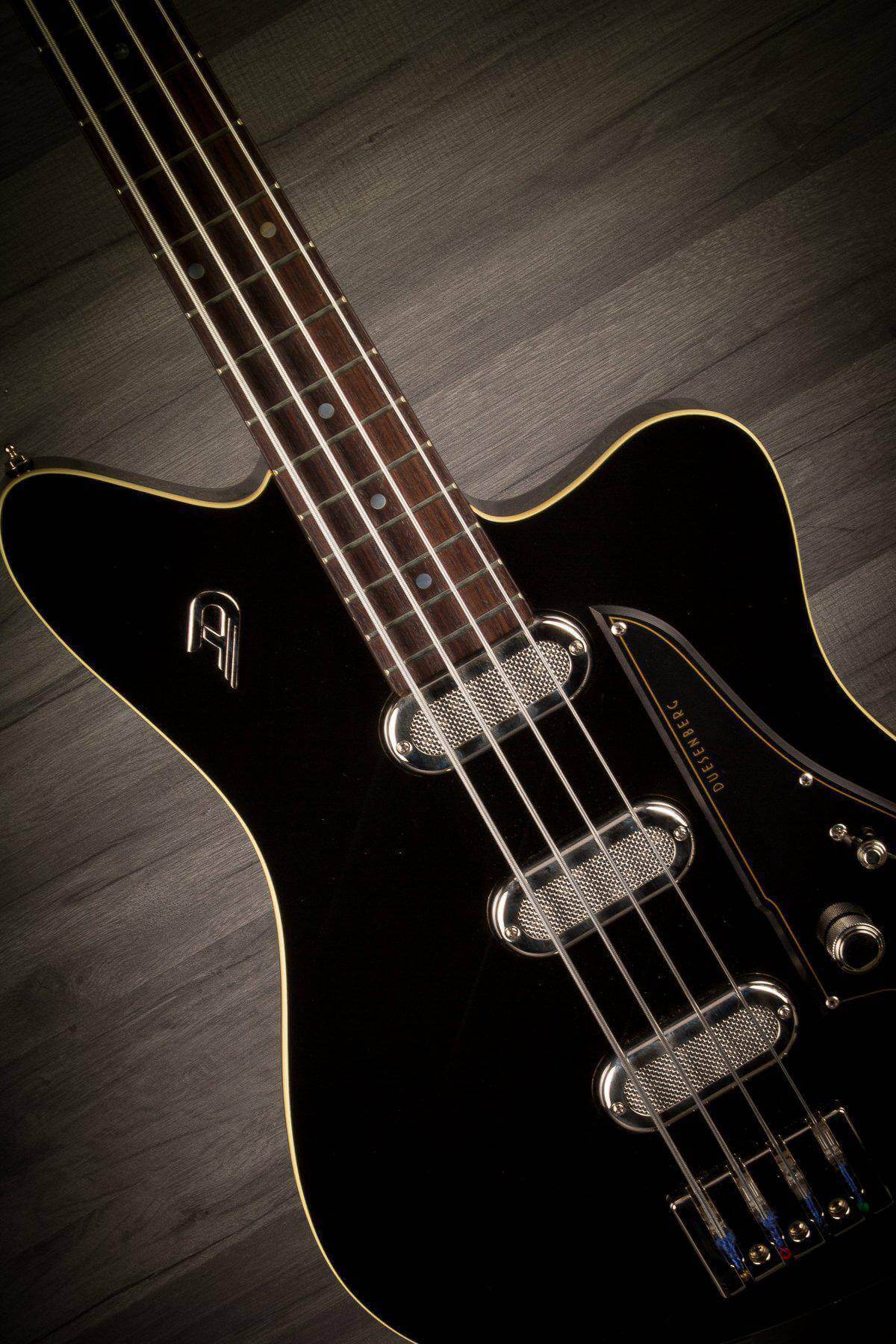 Duesenberg Triton Bass Guitar - Black (Incl. Hard Case)