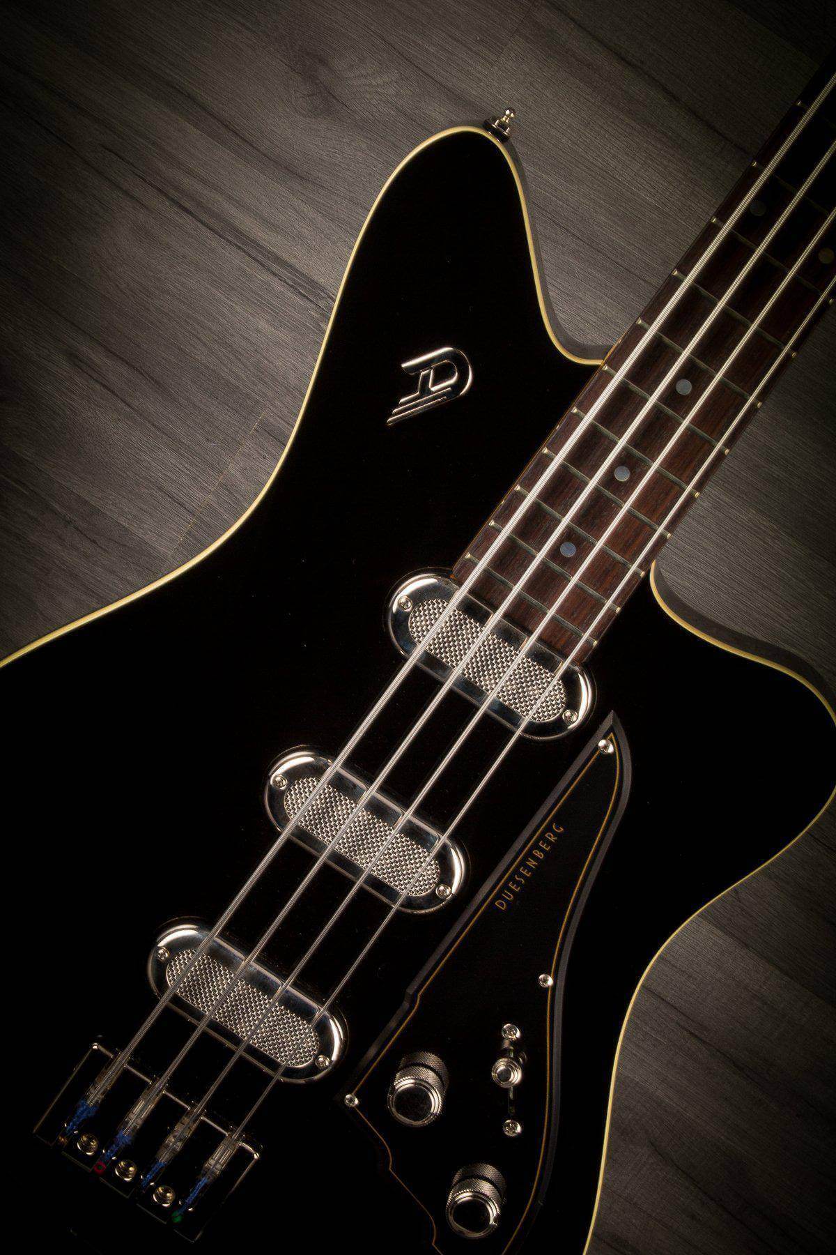 Duesenberg Triton Bass Guitar - Black (Incl. Hard Case)