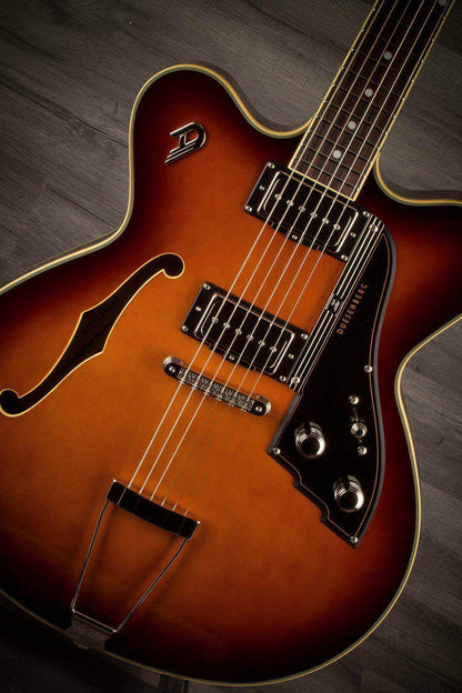 USED - Duesenberg Fullerton Hollow Series - Vintage Burst (Mint condition)