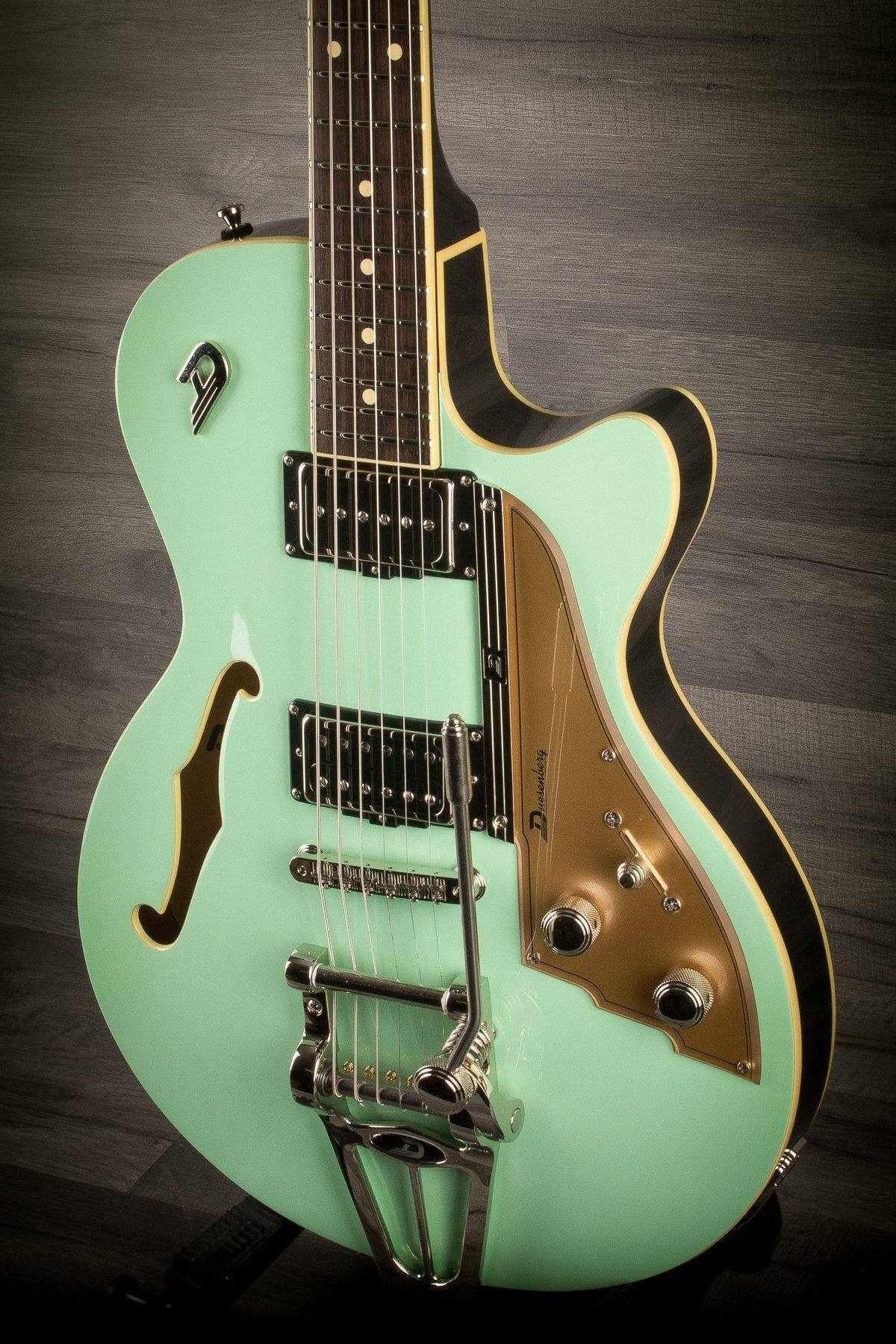 USED - Duesenberg Starplayer TV Surf Green With Hard Case