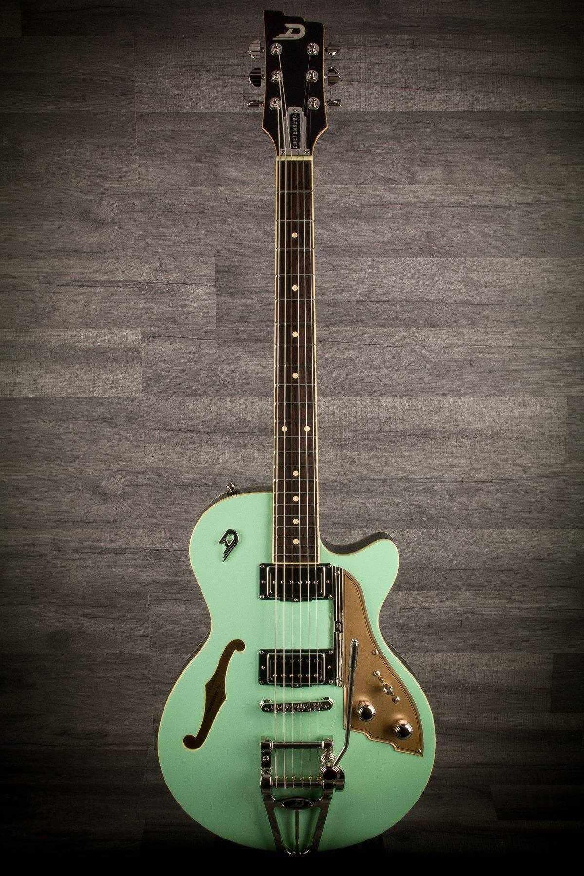 USED - Duesenberg Starplayer TV Surf Green With Hard Case