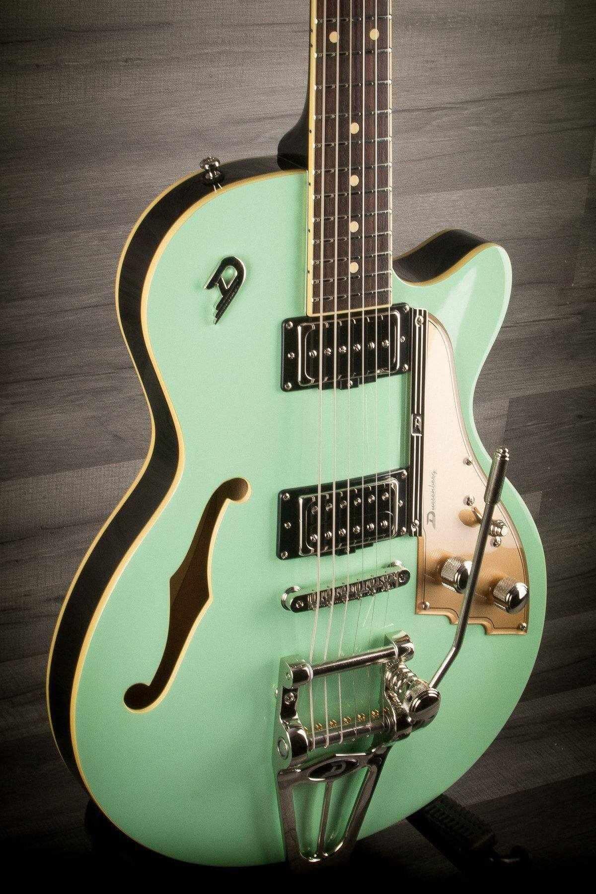 USED - Duesenberg Starplayer TV Surf Green With Hard Case