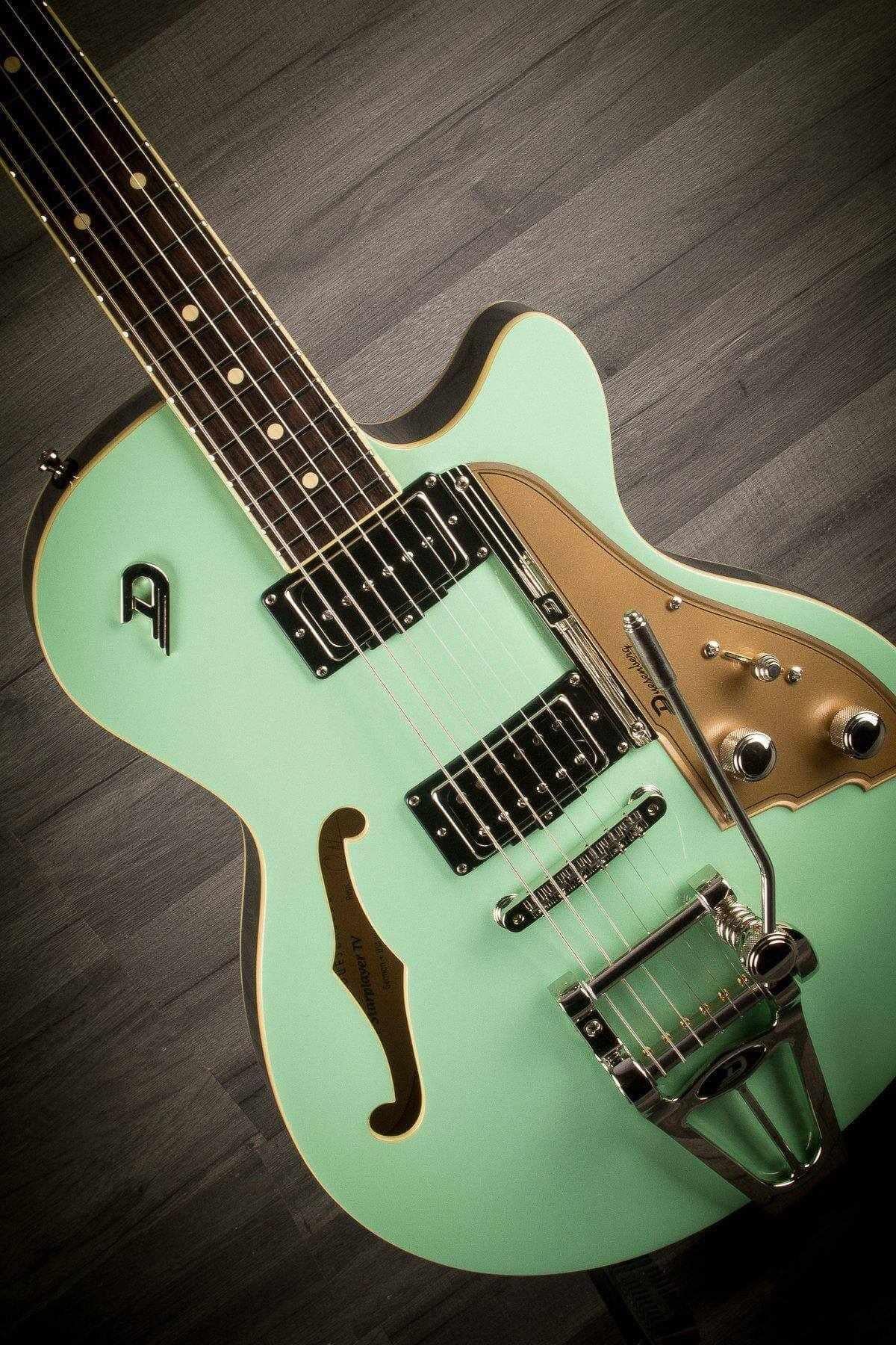 USED - Duesenberg Starplayer TV Surf Green With Hard Case