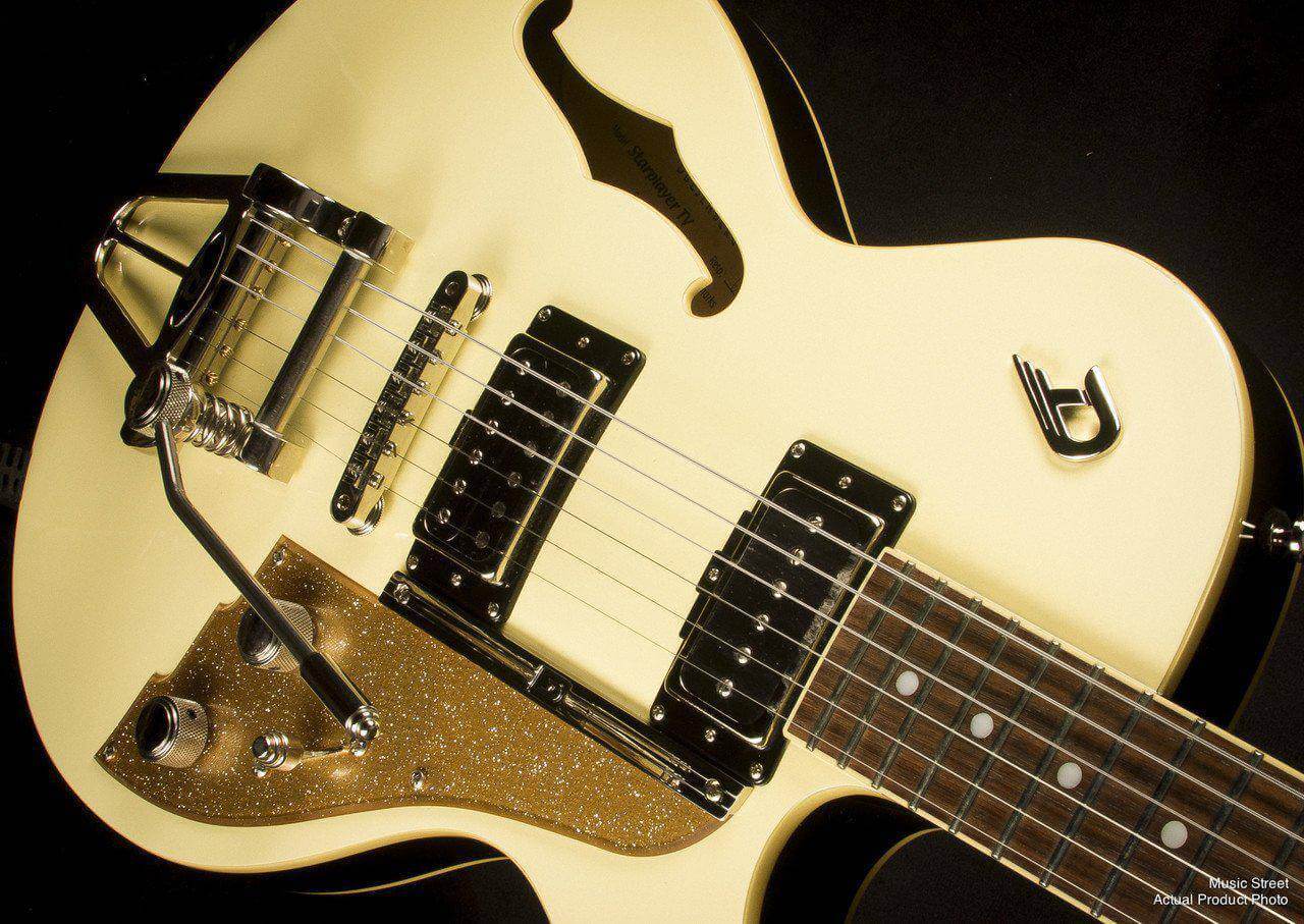 USED - Duesenberg Starplayer Tv Vintage White With Hard Case