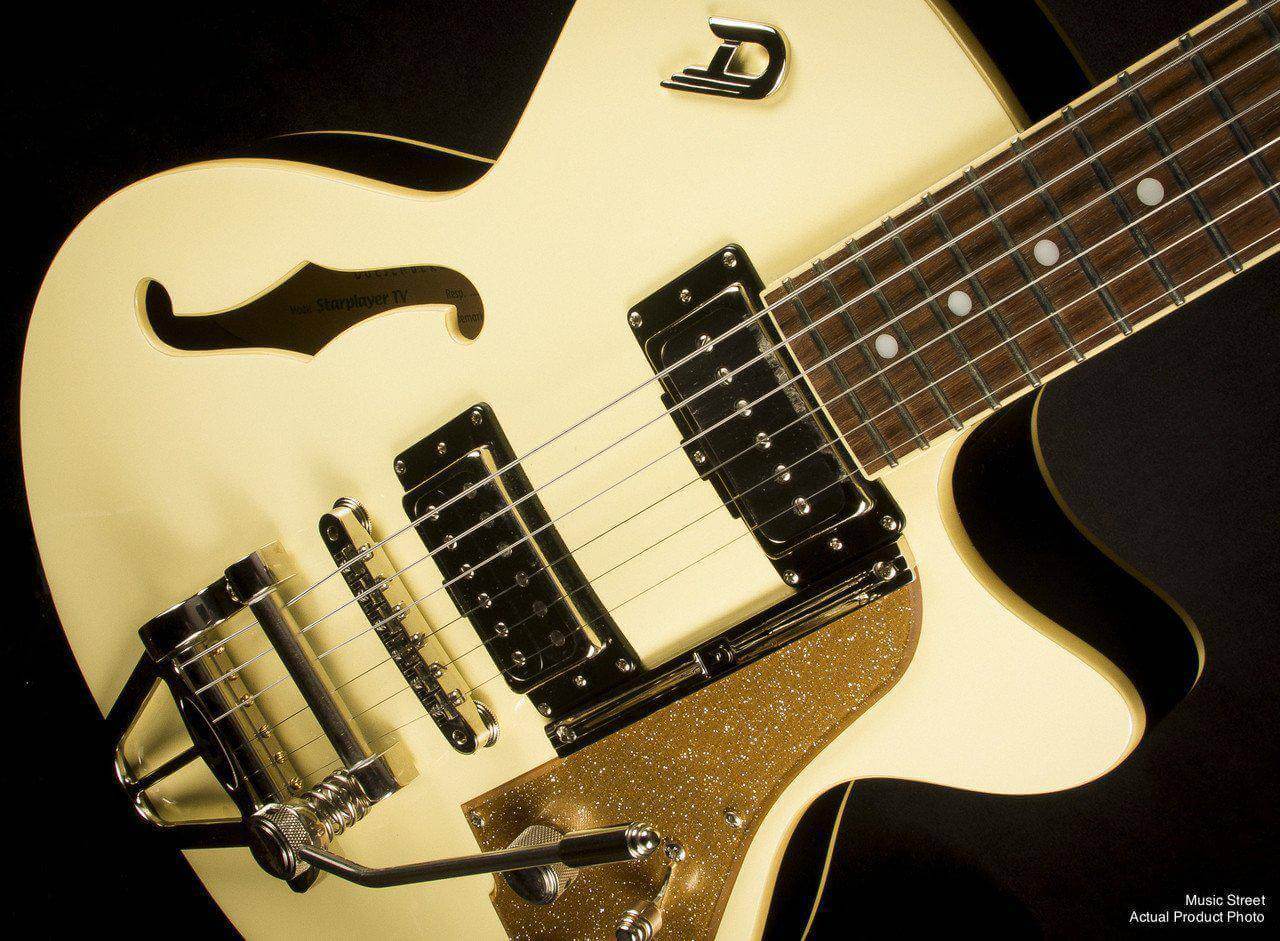 USED - Duesenberg Starplayer Tv Vintage White With Hard Case