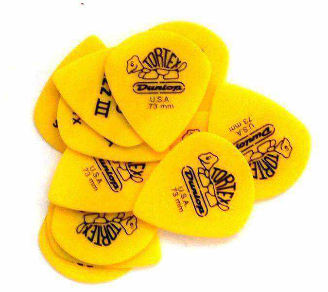 Dunlop Jazz III 12 Pack .73mm Yellow