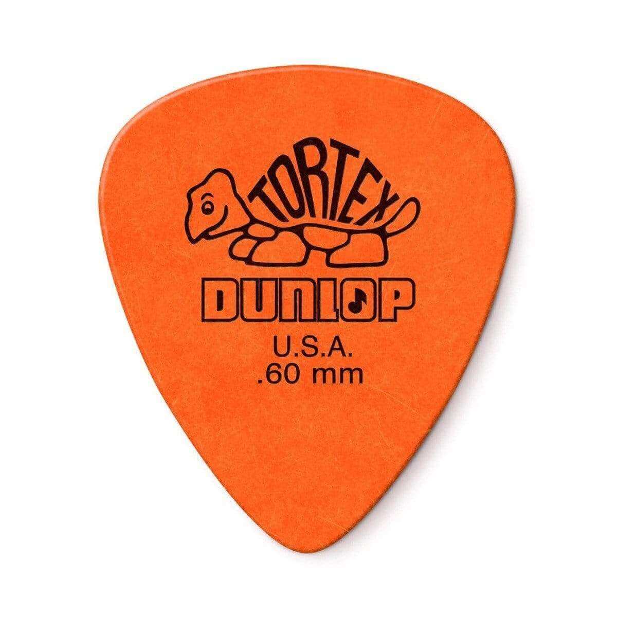 Dunlop Tortex .60mm 12 Pack Orange - MusicStreet