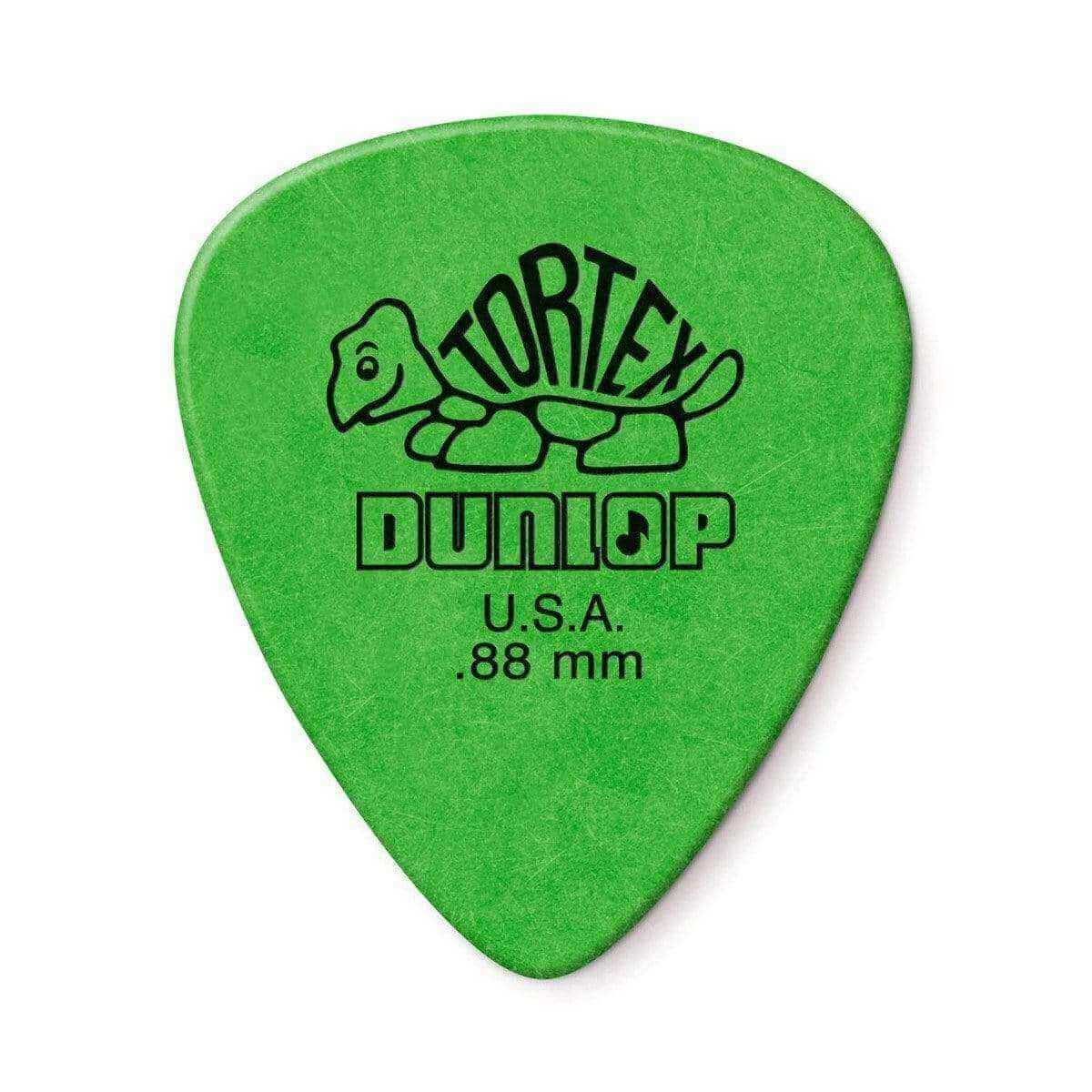 Dunlop Tortex .88mm 12 Pack Green