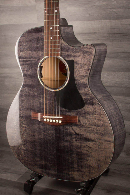 Eastman PCH3 GACE Ltd Trans Black- Grand Auditorium Electro Acoustic Guitar WITH Gig Bag