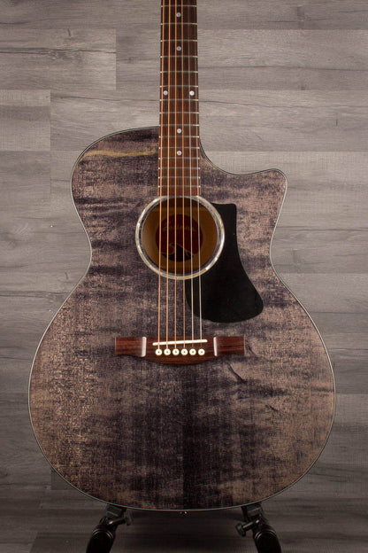 Eastman PCH3 GACE Ltd Trans Black- Grand Auditorium Electro Acoustic Guitar WITH Gig Bag