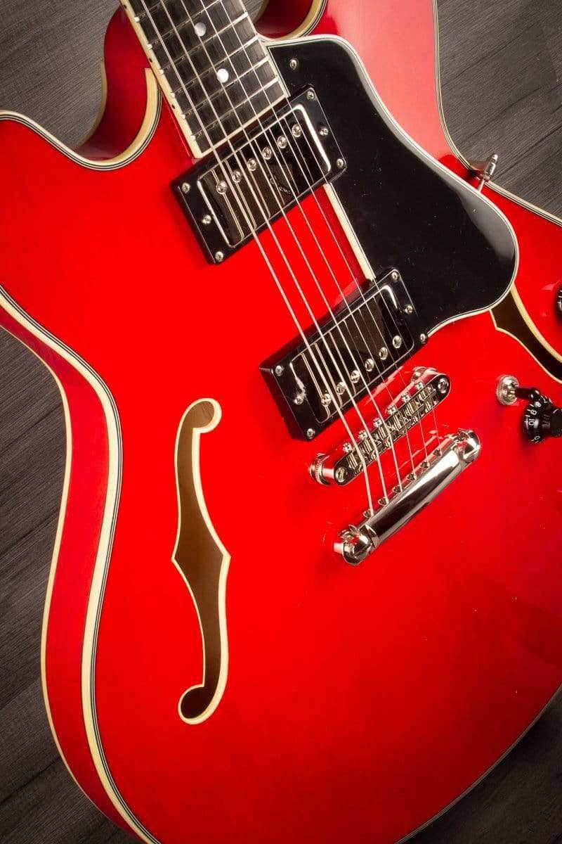 Eastman T386 Center Block Thinline, Red
