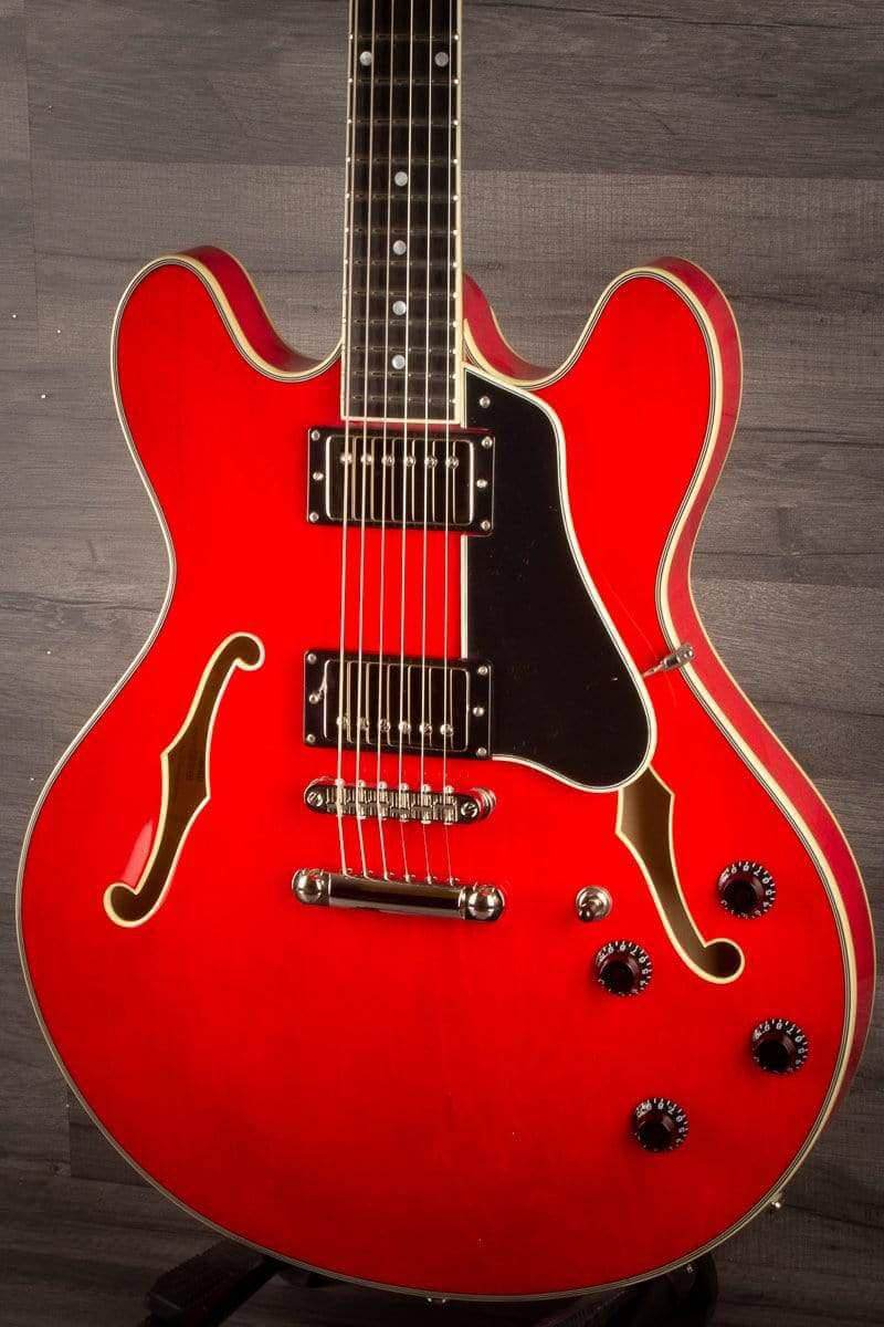 Eastman T386 Center Block Thinline, Red