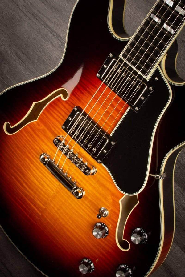 Eastman T486 Center Block Thinline Sunburst