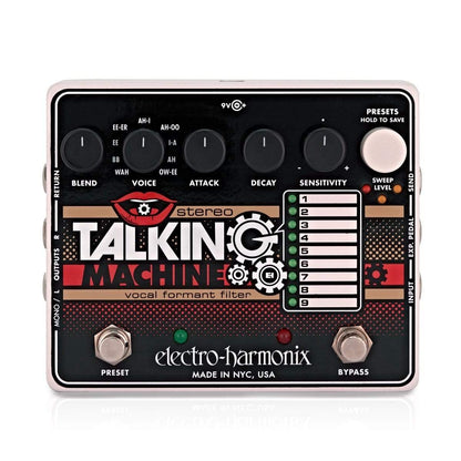 Electro-Harmonix - Stereo Talking Machine Vocal Formant Filter Pedal