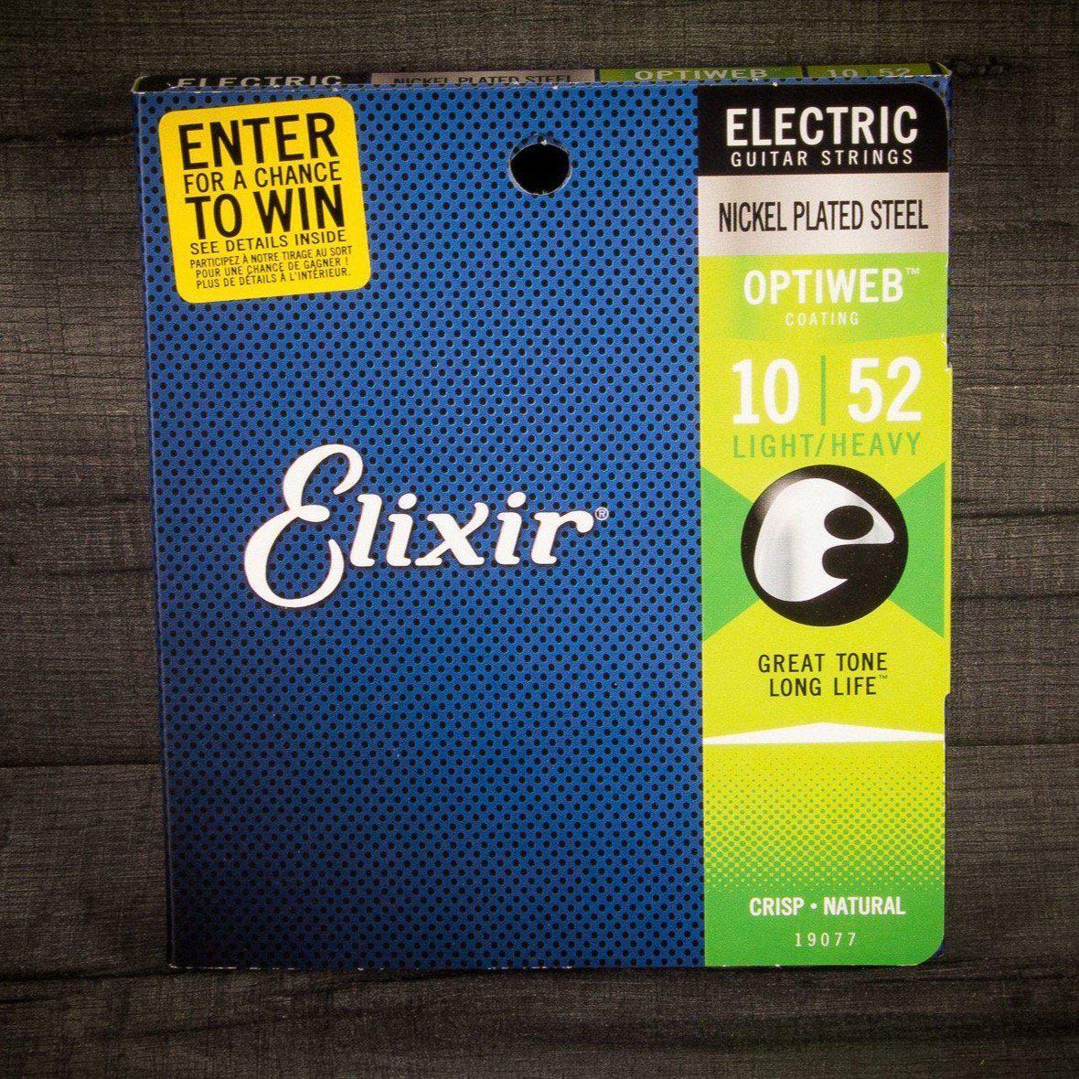Elixir Optiweb 10-52 Coated Electric Guitar Strings