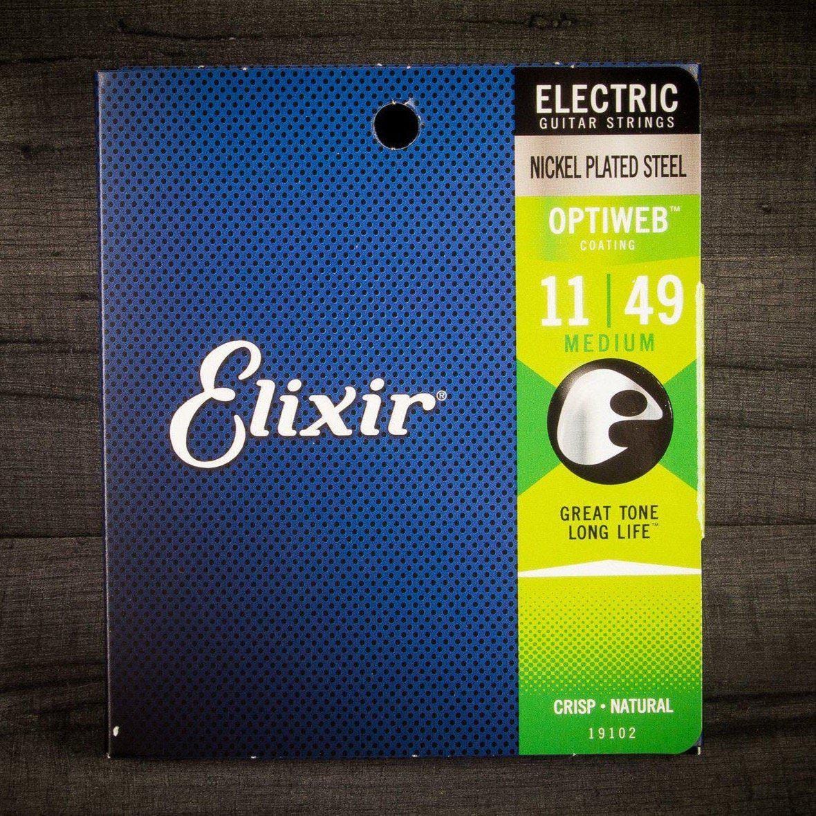Elixir Optiweb 11-49 Coated Electric Guitar Strings