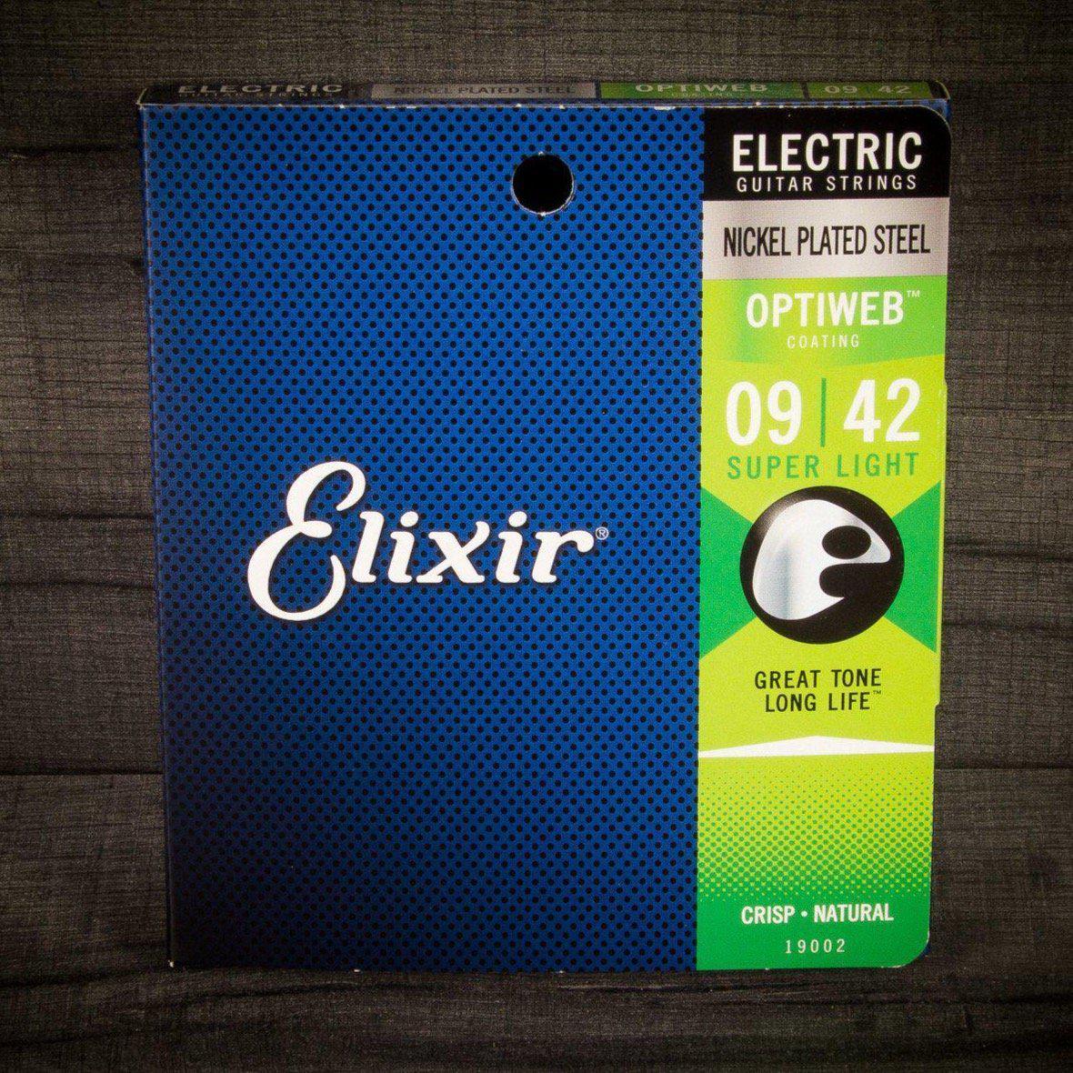 Elixir Optiweb 9-42 Coated Electric Guitar Strings