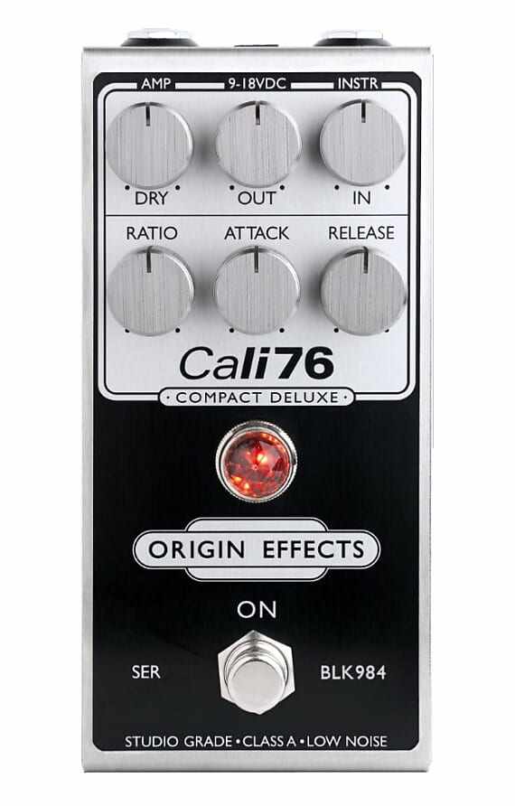 Origin Effects Compression Pedals - Cali76 Compact Deluxe - Inverted Black - MusicStreet