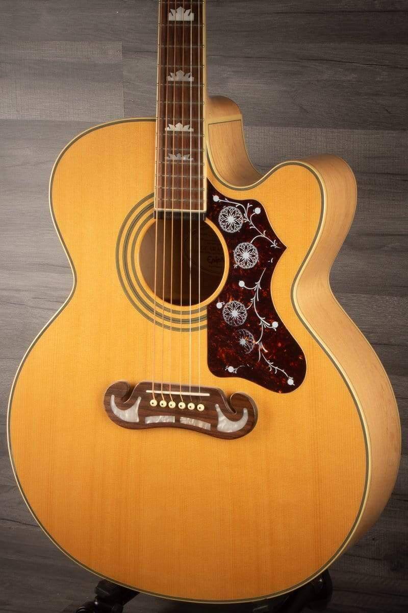 USED - Epiphone EJ-200CE Natural with Gig Bag