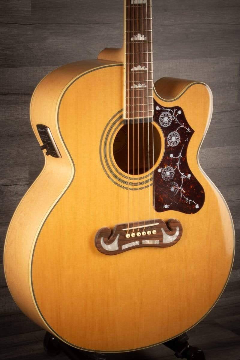 USED - Epiphone EJ-200CE Natural with Gig Bag
