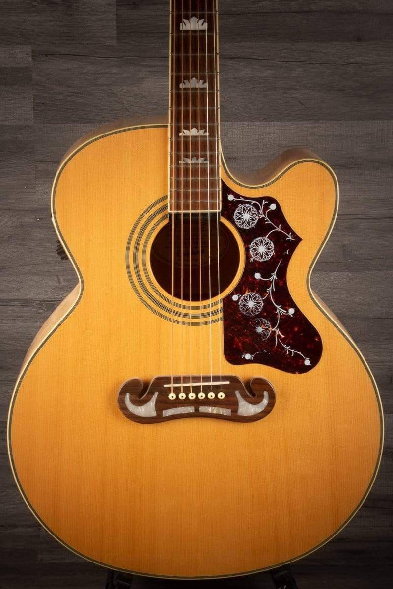 USED - Epiphone EJ-200CE Natural with Gig Bag