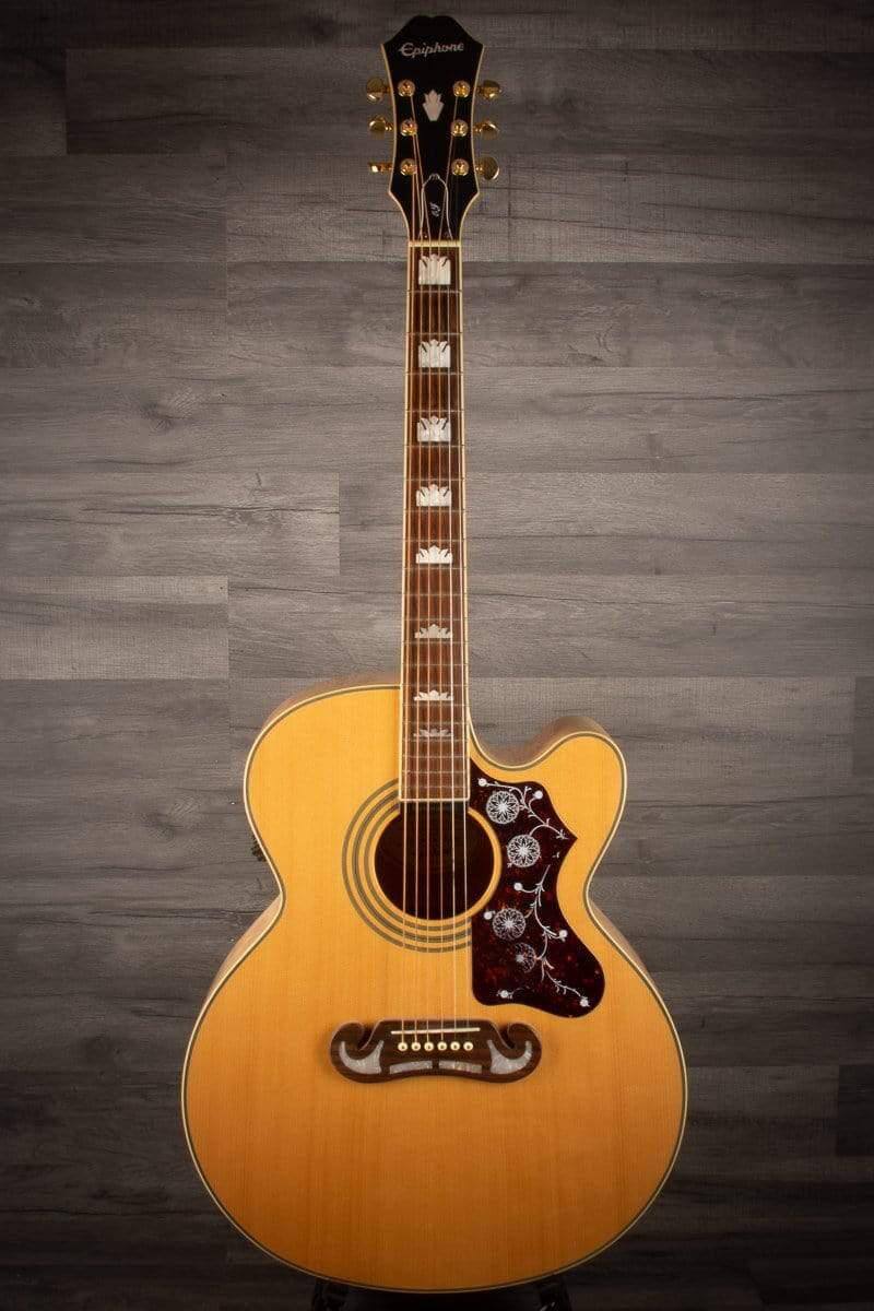 USED - Epiphone EJ-200CE Natural with Gig Bag